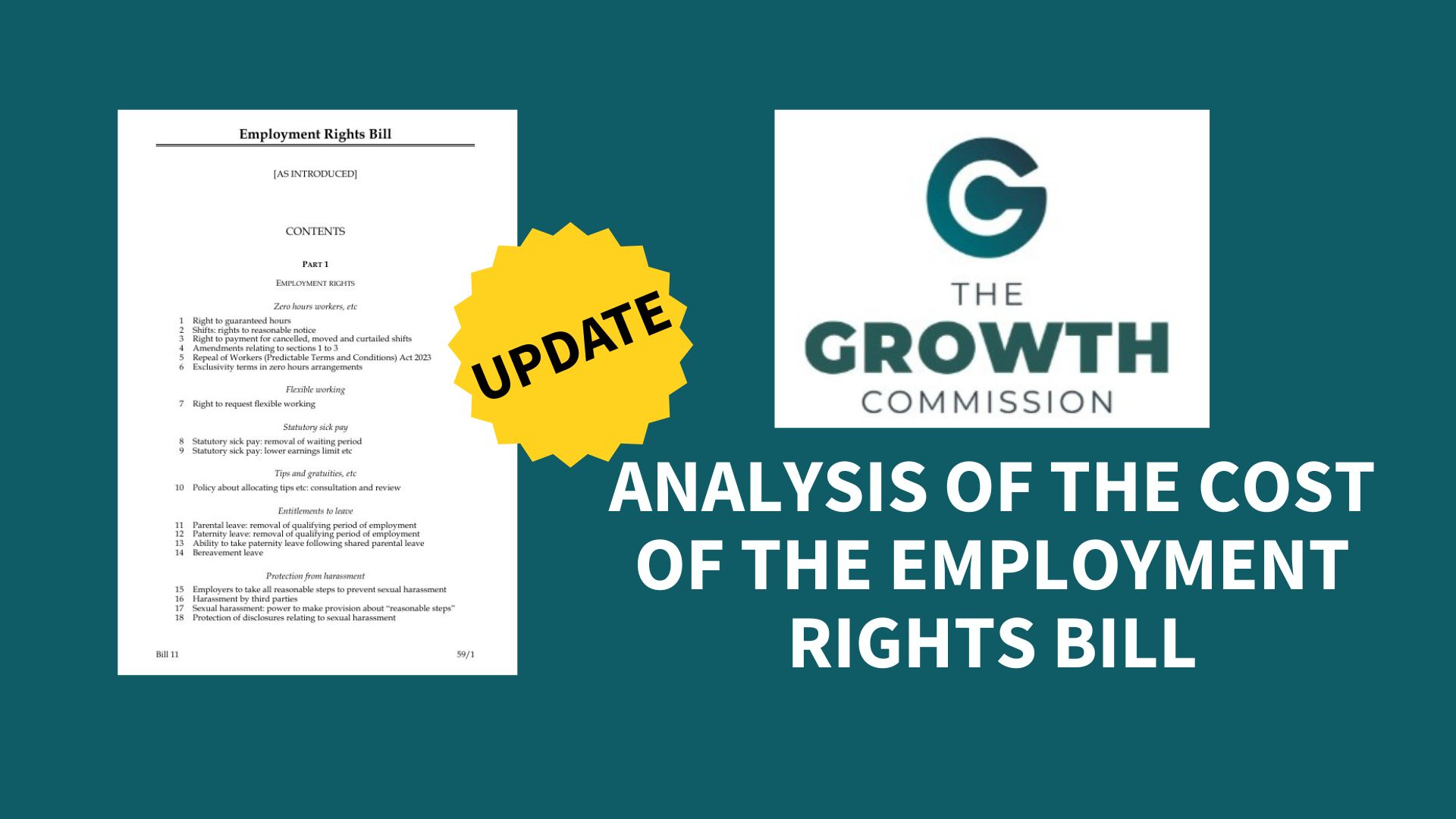 Changes to the Employment Rights Bill are welcome – but even the diluted legislation will cause a significant hit to economic growth