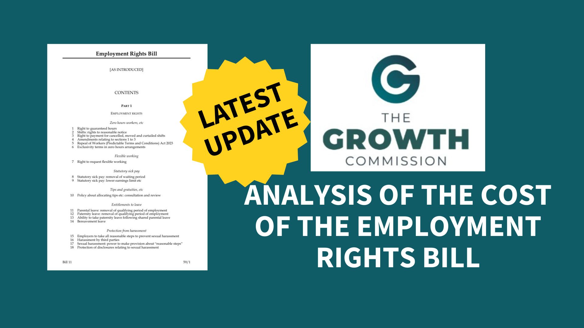 Employment Rights Bill now calculated as causing a likely £38 billion hit to the economy